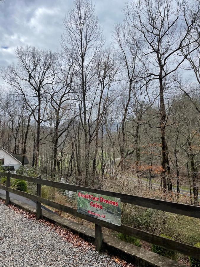 Cozy Creekfront Family Cabin-Pet Friendly -Gamerm-Hot Tub Hiawassee Bagian luar foto